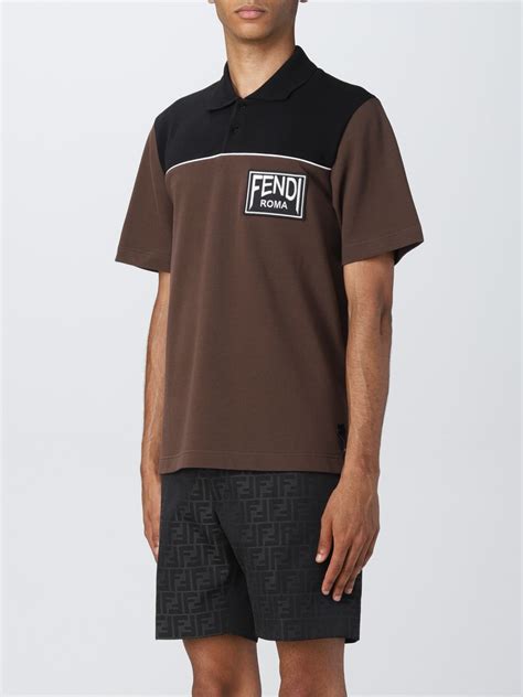 mens fendi polo|fendi polo shirt men's.